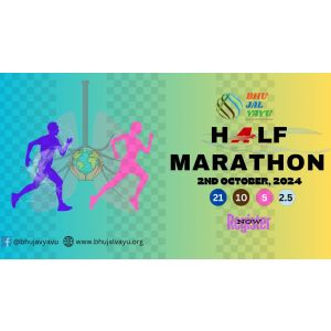 BHUJALVAYU HALF MARATHON 1ST EDITION